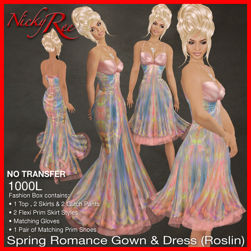 Nicky Ree Gowns - Spring Romance Gown & Dress Roslin