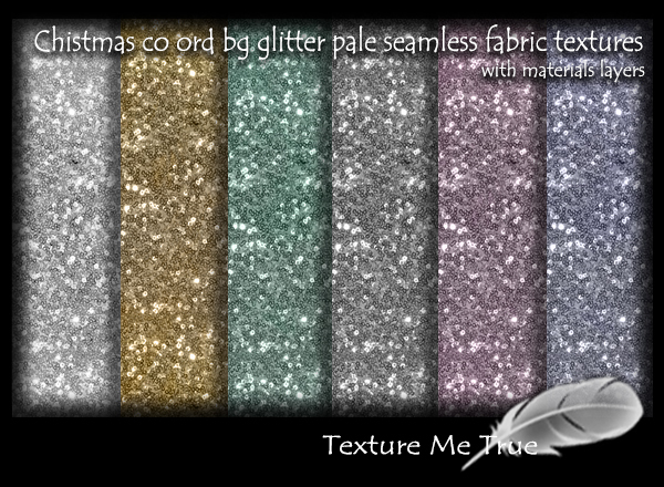 TMT Chistmas co ord bg glitter pale seamless fabric textures