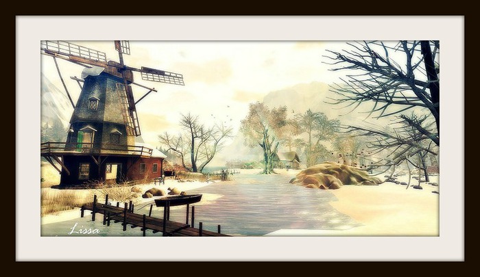 Blue Tree Art  - A Moment in Time