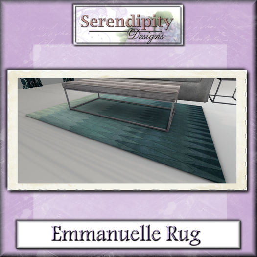 Serendipity Designs - Emmanuelle Contemp Rug[Boxed]