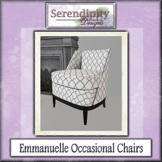 Serendipity Designs - Emmanuelle Chairs (PG) 
