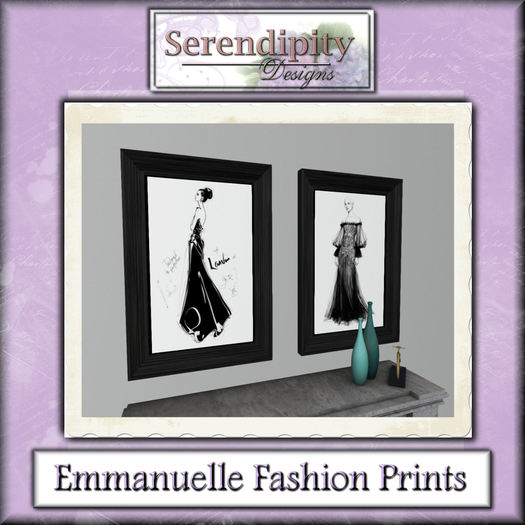 Serendipity Designs - Emmanuelle Art Prints  