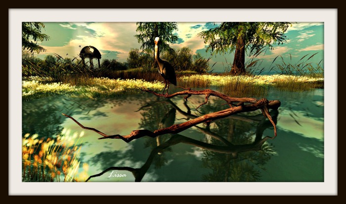 Blue Tree Art -The Calm Before the STorm