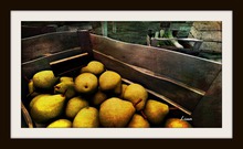 Blue Tree Art  - Yellow Pears
