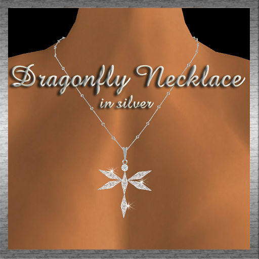 Dex's Dragonfly Necklace In Silver