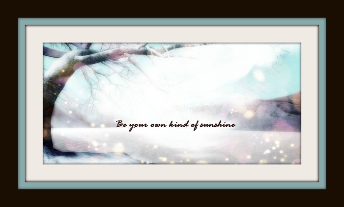 Blue Tree Art  - Sunshine