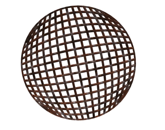 round lattice mesh