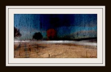 Blue Tree Art  - Different Kind of Rain Abstract Art