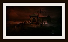 Blue Tree Art  - Sinister Sunset