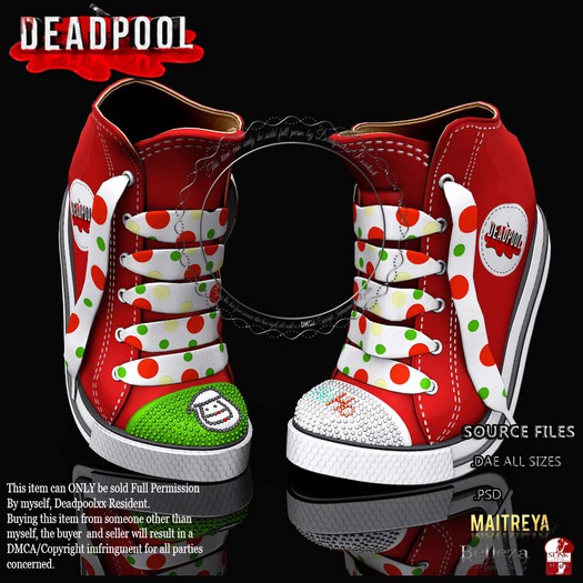 :DEADPOOL: HOLLY XMAS TIP TOES FULL PERM BOXED
