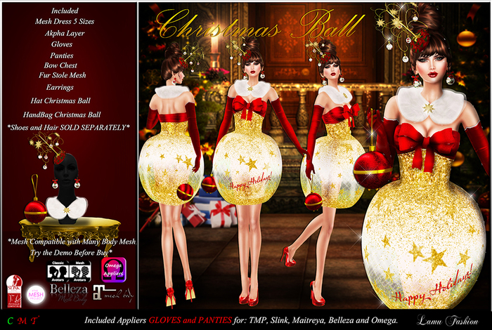 -Lamu Fashion-Dress *Christmas Ball*