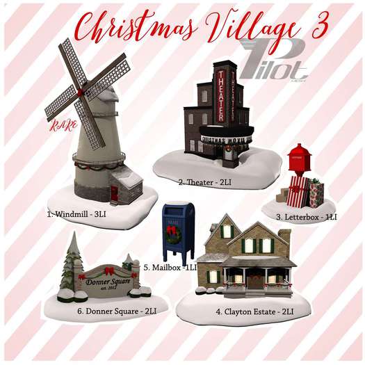 PILOT - Village 3 - Windmill RARE