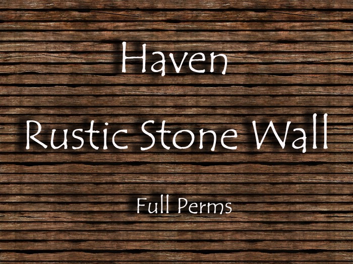 HAVEN - Rustic wood  wall - Full Perms