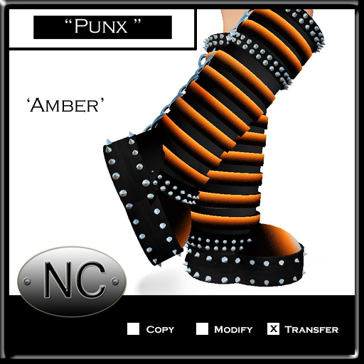 NC-Punx Boots-Amber