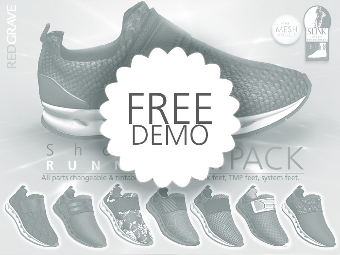[5-Min-DEMO] - Runner Shoes (Black) - REDGRAVE