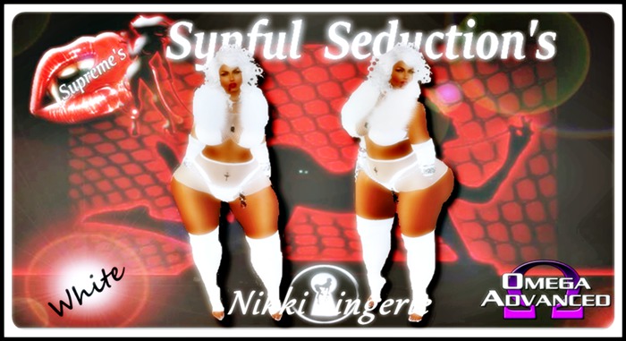 {SS} Nikki Lingerie Set White