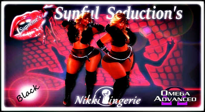 {SS} Nikki Lingerie Set Black