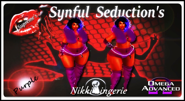 {SS} Nikki Lingerie Set Purple