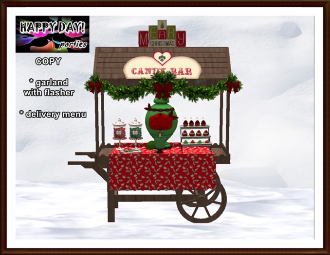 Christmas - Market Store Cart