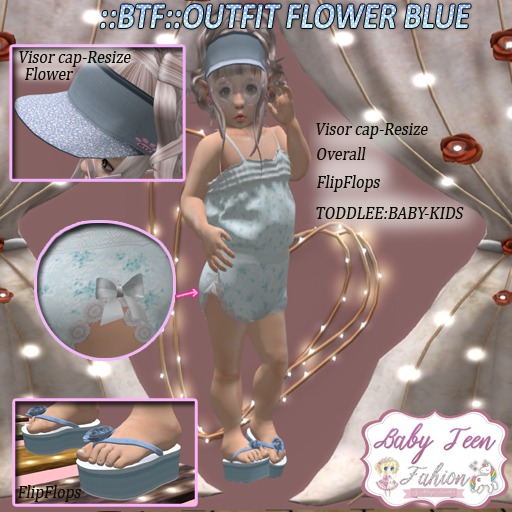 ::BTF::OUTFIT FLOWER BLUE