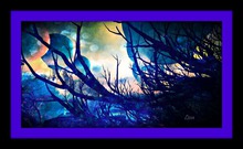 Blue Tree Art  - Balloons