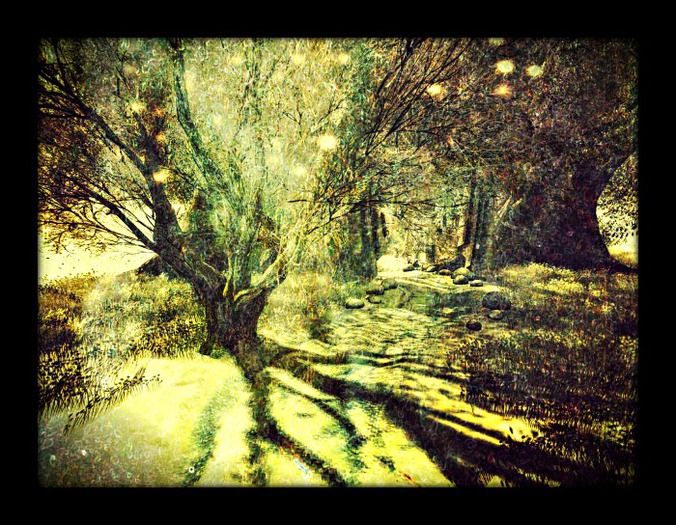 Blue Tree Art  - Outer Garden
