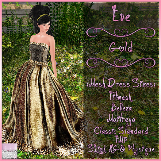 Eve Dress Gold