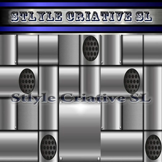Texture wall metal 3D