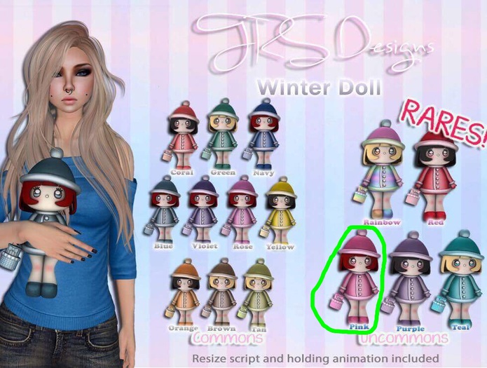 Winter Doll Uncommon Pink