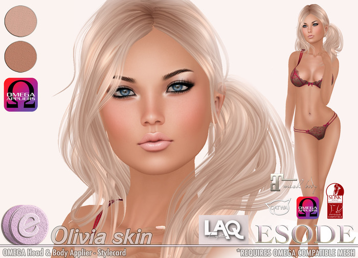Esode Olivia Skin Omega head applier (wear & touch)
