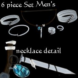 A touch of Mhaijik  Nailed Mens jewelry set
