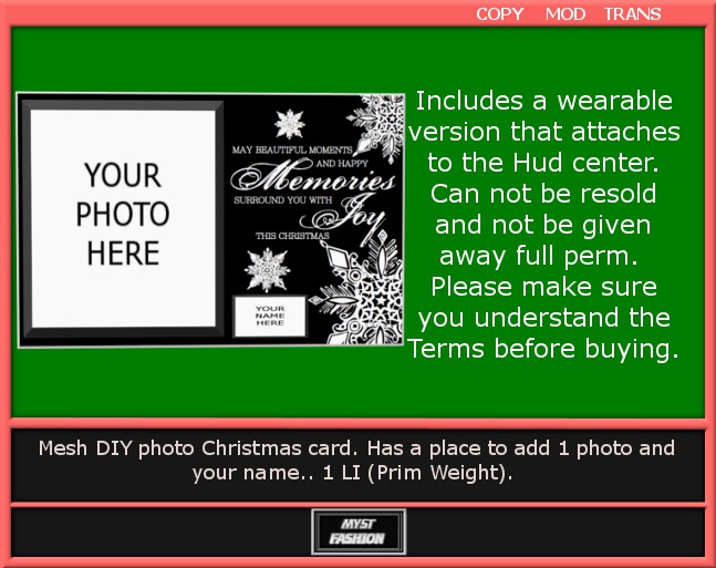 Photo Christmas Card V4 - Boxed