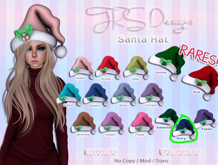 Santa Hat Uncommon Navy