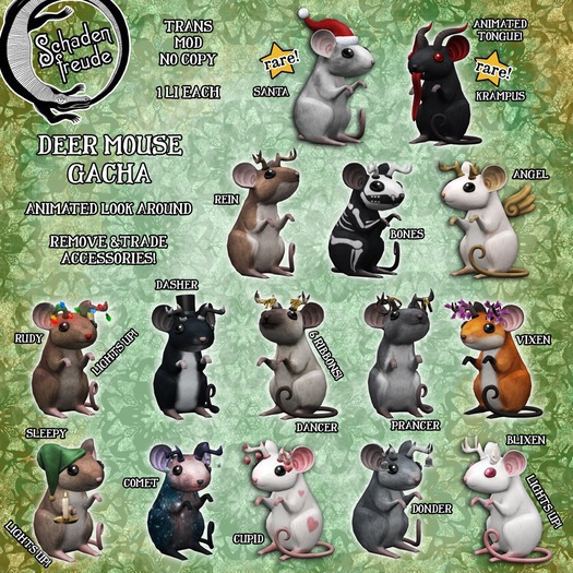 Schadenfreude Rein Deer Mouse