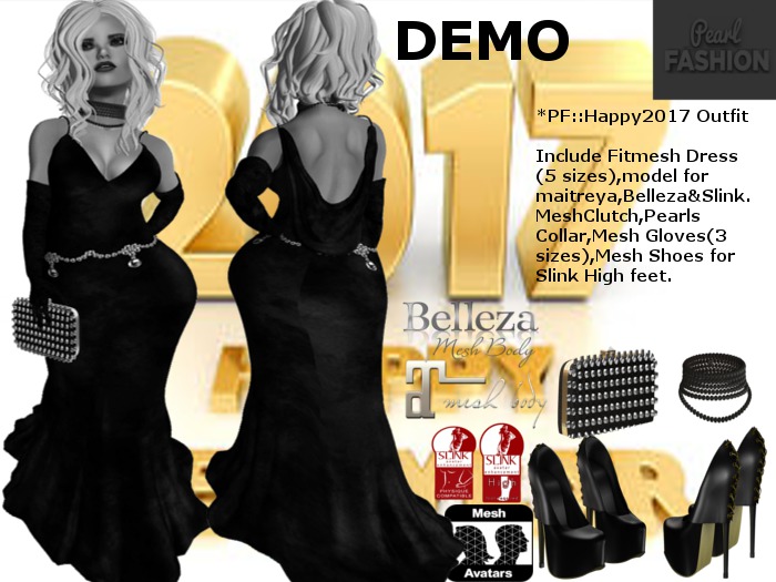 *PF::Happy2017 Outfit DEMO