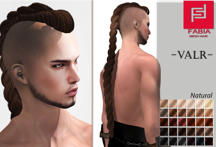 -FABIA- Mesh Hair  <Valr> Natural Tones