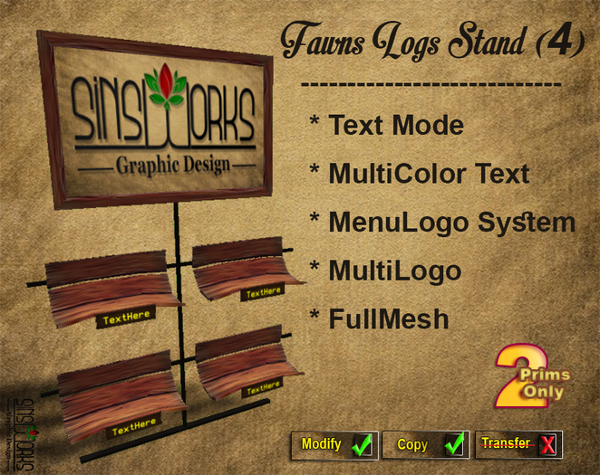 (S.W) Fawns Logs Stand (4) V1.2