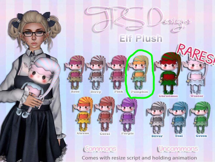 Elf Plush Common Pumpkin