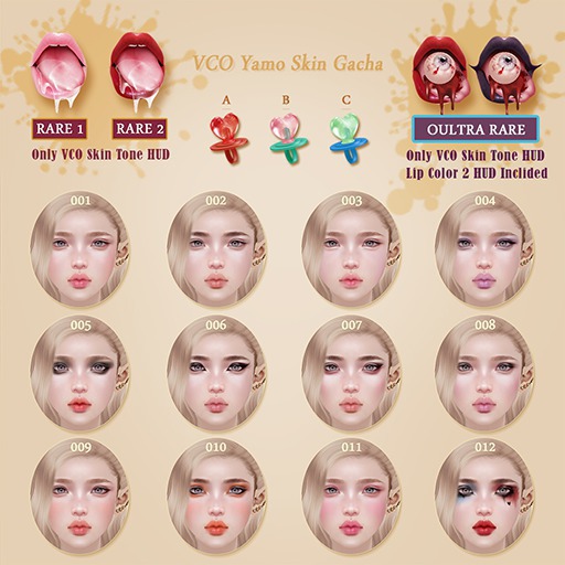 VCO ~ Yamo Mesh Lip 003 . Ultra RARE