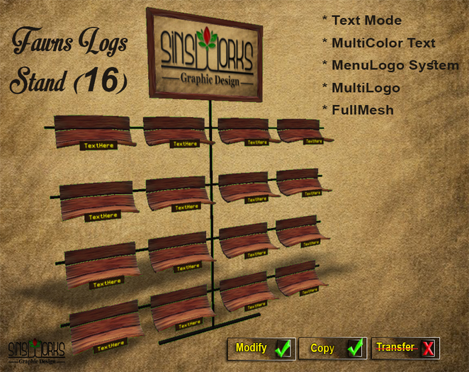 (S.W) Fawns Logs Stand (16) V1.2