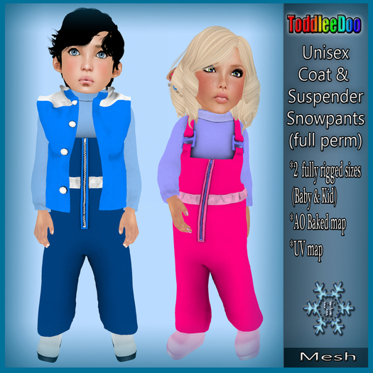 *SF*  Toddleedoo Snowpants & coat (full perm )(box)