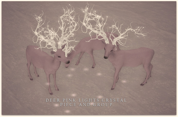 PINK DEER LIGHTS