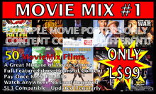 MovieMix #1 - 50 Full Feature Film Movies - Best Movie DVDs