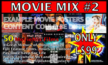 MovieMix #2 - 50 Full Feature Film Movies - Best Movie DVDs