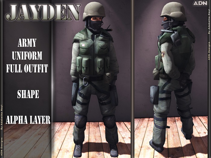 [AdN] JAYDEN (FULL MESH OUTFIT )