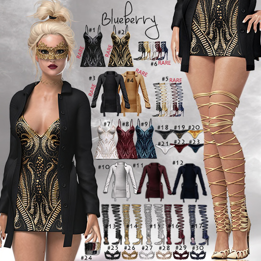 #4 Blueberry / Show Time / Maitreya - Coat *Queen* / RARE