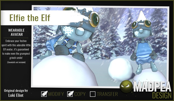 MadPea Elfie the Elf