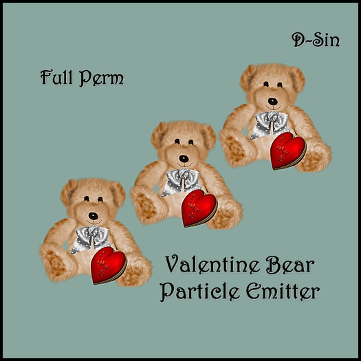 D-Sin Valentine Bear Particle Emitter