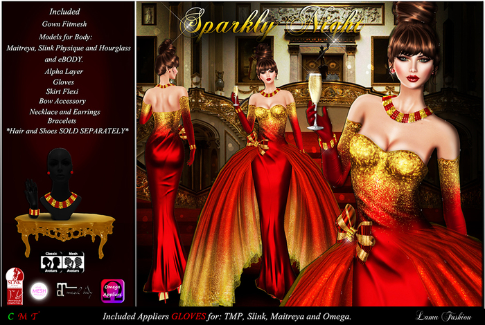 -Lamu Fashion-Gown *Sparkling Night*