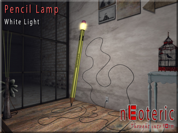 [nEoteric] Pencil Lamp